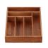 12" x 17-3/4" x 2-1/2" h 6-Section Acacia Flatware Organizer