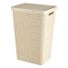Curver Jute Laundry Hamper - Ivory - 17 x 13.5 x 23 in