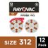 RAYOVAC Duracell Power Hearing Aid Zinc Air 312 Batteries