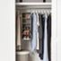 The Container Store Wide 5-Compartment Hanging Closet Organizer - Natural