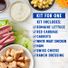 Kroger Chef Salad Kit For One Romaine Lettuce Swiss Cheese Carrot White Meat Chicken Ham Red Cabbage With Ranch Dressing