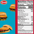 Tyson Frozen Chicken Patties Family Pack, 3.37 lb