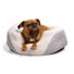 EveryYay Essentials Oval Cuddler Pet Bed, Small - Grey Diamond