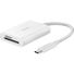 Insignia USB-C-to-SD/MicroSD Dual-Slot Card Reader - White