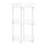 The Container Store 11-1/2" x 15-1/4" x 30-5/8" Luxe Acrylic 3-Tier Rolling Cart