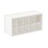 10-Drawer Medium Stackable Craft Organizer - White & Clear - 14-7/8" x 6-1/8" x 7-3/8"