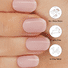 Dashing Diva Glaze Color Semi-Cured Gel Nail Strips - Whisper