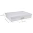 Bigso Box Of Sweden Marten Document Box - Linen - 17-1/4" x 12-3/8" x 3-3/8" Height