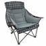 Venture Forward Buffalo Plaid Ultra Padded Chair - Grey