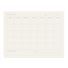 The Container Store Monthly Overview Pad - White - 11" x 8-1/2"