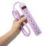 Five Below 6-Outlet Power Strip - Light Pink