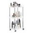 3-Tier Rolling Cart - Acrylic - 14" x 10-1/4" x 28-1/2" h