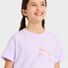 Cat & Jack Girls' Short Sleeve 'Bow/Cat' Graphic T-Shirt, XS - Pale Lavender
