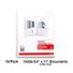 Staples 13384-CC White 2-Pocket Folders