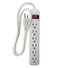 Five Below 6-Outlet Power Strip, Large - Natural White