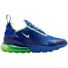 Nike Kids' Grade School Air Max 270 Shoes, Size 5, Medium/B Width - Old Royal/Lt Liquid Lime-University Blue
