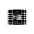 London Fog Microfiber Sheet Set, King - Black Plaid