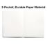 Staples 13384-CC White 2-Pocket Folders