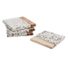 Square Tezza Wood Coasters Set