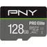 PNY PRO Elite Class 10 UHS-I V30 128GB MicroSDXC Flash Memory Card
