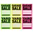 Jot Bright Garage Sale Sign, 13 x 16 in