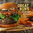 Canyon Bakehouse Burger Buns, Gluten Free Hamburger Buns, 100% Whole Grain, Fresh