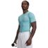 Under Armour Men's HeatGear Compression T-Shirt, XXL - Blue Haze/White