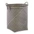 Strapping Laundry Hamper - Black & Off-White - 18" x 18" x 22"