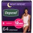 Depend Night Defense Women's Adult Postpartum Incontinence Underwear, S