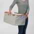 Brabantia Foldable Laundry Basket, 21 x 14 x 10-1/2 in - Pepper Grey