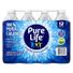 PURE LIFE Purified Water, 16.9 Fl Oz, Plastic Bottled Water (12 Pack)