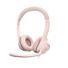 Logitech H390 Wired On-Ear Headset for PC & Laptop - Rose