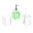 Acrylic Square Brush Holder - Clear - 2-7/8" x 3-3/4"