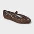Universal Thread Women’s Royce Shoes with Memory Foam Insole, Size 6 - Dark Brown