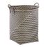 Strapping Laundry Hamper - Black & Off-White - 18" x 18" x 22"