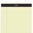 Armpad 8 1/2" x 11 3/4" Canary Yellow Wide Ruled 100 Double Sheet Legal/Wide Pad