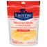 Lucerne Finely Shredded Cheese, Mexican Style, 4 Cheese Blend