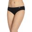 Elance Size 6 Gray Heather, Charcoal Heather & Black Women's Bikini Panty