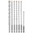 Bosch 7-Piece Impact Tough High-speed Steel Masonry Drill Bit for Hammer Drill Set