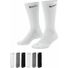 Nike Dri-FIT Everyday Plus Cushion Training Crew Socks - White & Carbon Heather