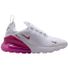 Nike Kids' Grade School Air Max 270 Shoes, Size 4, Medium/D - White/Pink