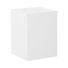 The Container Store Lacquer Wastebasket, 7-1/2 x 10 in - White