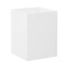 The Container Store Lacquer Wastebasket, 7-1/2 x 10 in - White