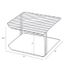 The Container Store Single Corner Shelf - Chrome - 10" Sq. x 5-1/2" H