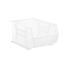 Stackable Plastic Utility Bin - Clear - Medium 16" x 11" x 8" H