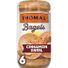 Thomas’ 6 ct, Cinnamon Swirl, Bagels, 9g Protein, Kosher, Bagels, 18 oz