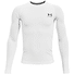 Under Armour Boys' HeatGear Armour Long Sleeve T-Shirt - 100-White & Black - L