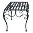 At Home Square Metal Plant Stand - Black