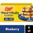 Eggo Thick and Fluffy Blueberry Waffles, Breakfast Food, 6 Count