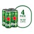 Heineken Original Lager Beer, 4 Pack, 16 fl oz Cans